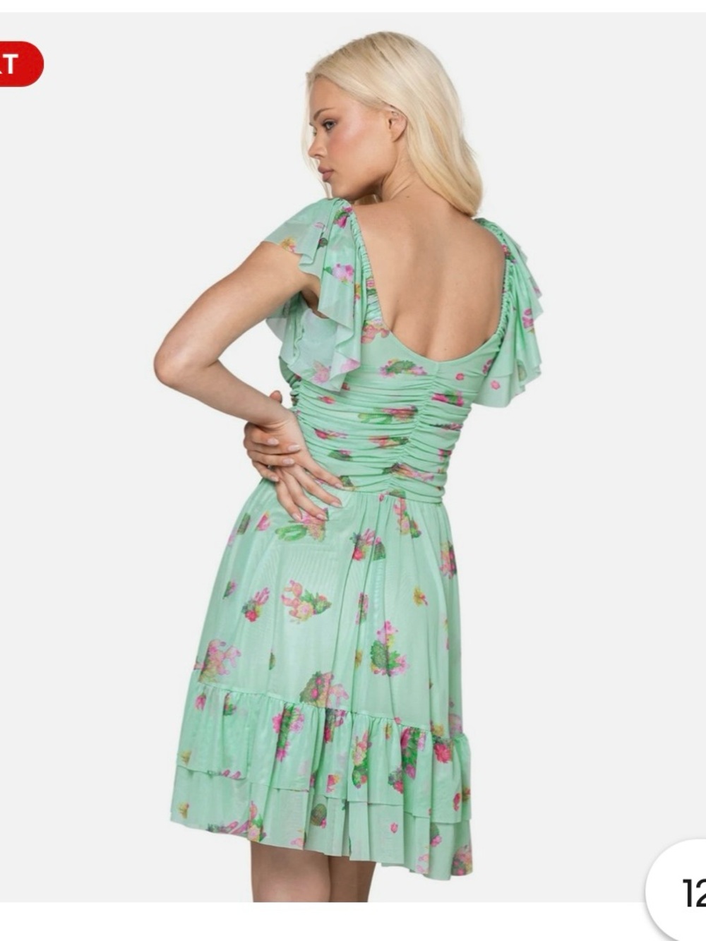 ✨🌵Blackmilk Cacti Cutie🌵✨ Sweetheart Midi Dress ✨M - NWT! 🔥was $115/now $65 - Picture 4 of 10
